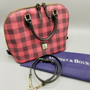 Dooney & Bourke Tucker Buffalo Plaid Zip Zip